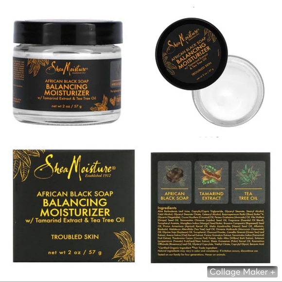 Shea Moisture African Black Soap Balanced Moisturizer net wt 2 oz. / 57 g - Picture 1 of 6